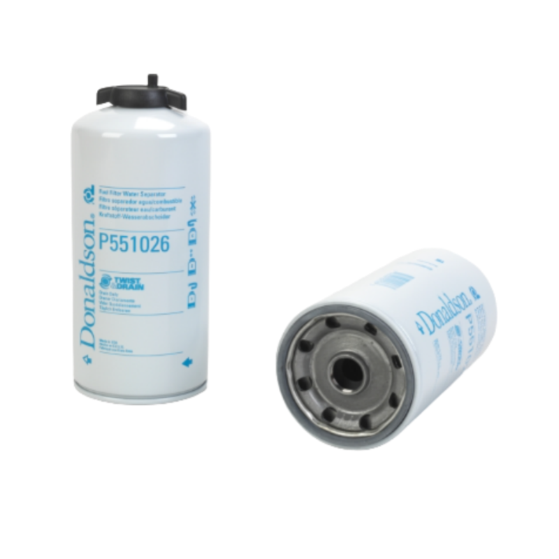 DONALDSON P551026 FUEL FILTER WATER SEPARATOR SPIN-ON TWIST&DRAIN