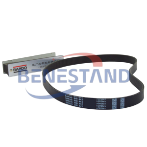 6743-61-3710 6743613710 POLY V-RIBBED SERPENTINE BELT BANDO REPLACEMENT FOR KOMATSU